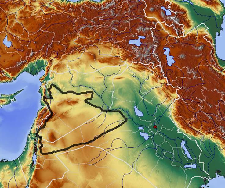 Dosya:Geographical location of the Syrian desert.png - Vikipedi